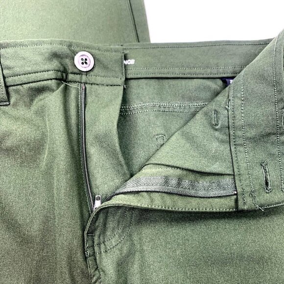 32 Degrees Cool Stretch Performance Tapered Leg Trousers Green Women's Size 30 - Picture 6 of 6